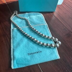 Tiffany & Co Graduated Ball Necklace in Sterling Silver
